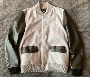 제로 에이트 서커스 울 가죽 블루종 사이즈 46