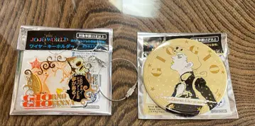 죠죠 월드 죠르노 와이어 키링 홀로그램 캔뱃지