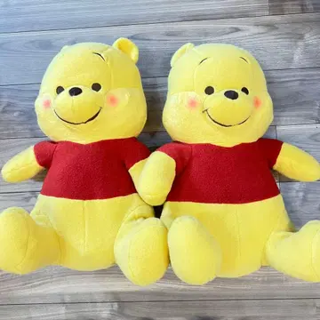 새상품 택 포함 디즈니 곰돌이 푸 봉제 인형 빅 2개 세트