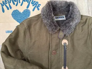 BLUE BLUE(블루블루) 저먼 크로스 덱 자켓 M 카키