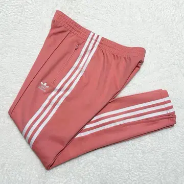 adidas 오리지널스 슈퍼스타 트랙 팬츠 핑크 계열 자수 L