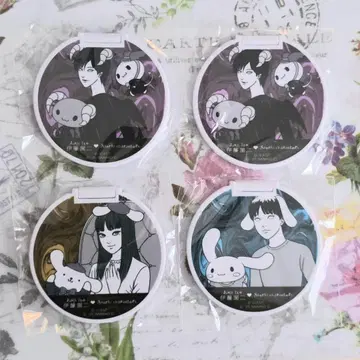 이토 준지 산리오 캐릭터즈 컴팩트 거울 3종 4개 세트