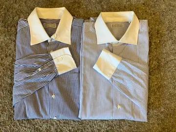 BARNEYS NEW YORK 클레릭 셔츠 2장 세트