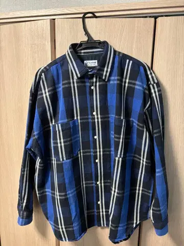 ALASKAN 플란넬 셔츠 L 상당 헤비 플란넬