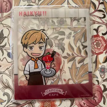 한정판!! 하이큐!! 캡콤 카페 아크릴 포토 프레임 미야 아츠무