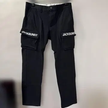 JACKBUNNY 블랙 카고 팬츠