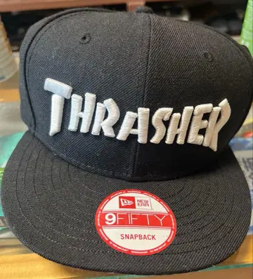 THRASHER NEWERA 9FIFTY 스냅백 캡 블랙