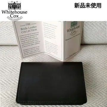[ 새상품 ] Whitehouse Cox (백악관) 카드 케이스 블랙