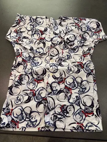 축제용 아다치야 여성용 코이구치 셔츠 달마