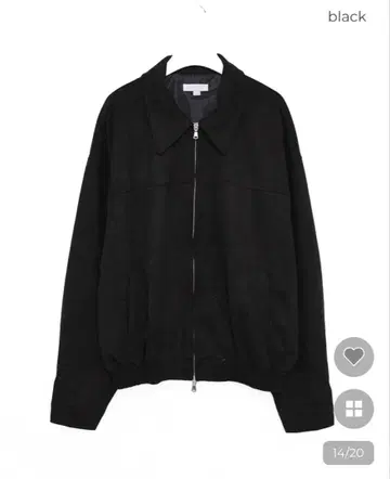 스웨이드 자켓 블루종 더블 지퍼 짧은 기장