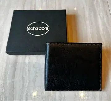 schedoni 블랙 이단 접이식 지갑