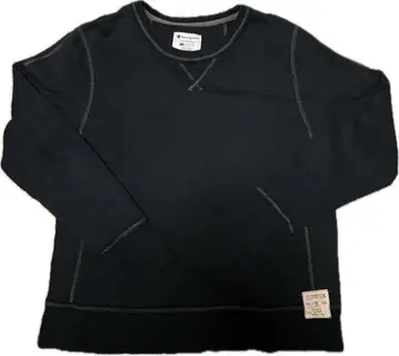 Champion 블랙 크루넥 맨투맨 빈티지