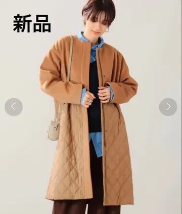 새상품 B:MING 베이지 롱 코트 M 사이즈