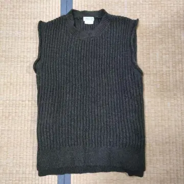 CI AOPANIC TYPE 다크 그린 니트 베스트 L