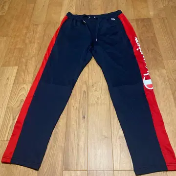 Champion 조거 팬츠 네이비/레드