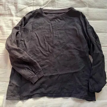 나카가와 마사시치 상점 린넨 티셔츠 네이비