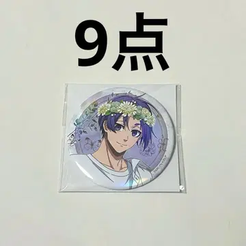 블루 록 flower crown 레이오 빅 홀로그램 캔뱃지