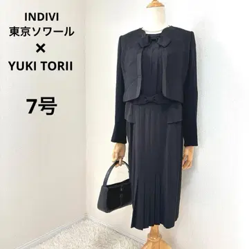 도쿄 소와르 유키토리이 블랙 포멀 원피스 수트 7호