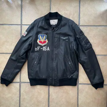 새상품급 AVIREX 40주년 기념 가죽 자켓 MA-1
