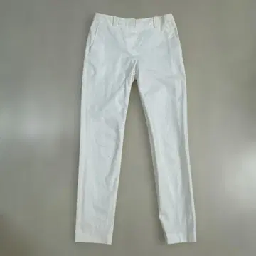 띠어리 화이트 00사이즈 스트레이트 팬츠