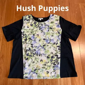 Hush Puppies 꽃무늬 레이스 T셔츠 L 사이즈