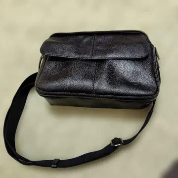 가죽 블랙 숄더백