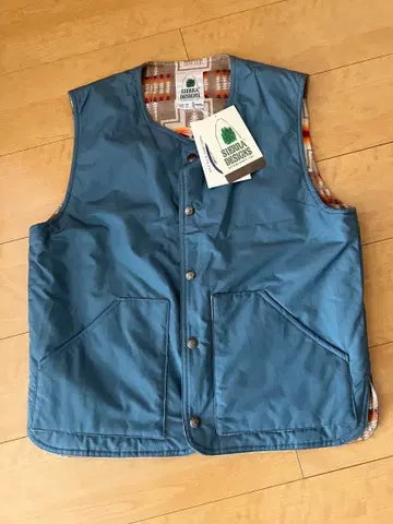 [ 새상품 ] 셰라 디자인스 펜들턴 라인드 베스트