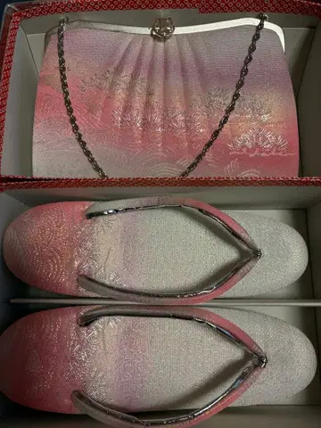 일본 의류용 백과 일본 나막신 세트