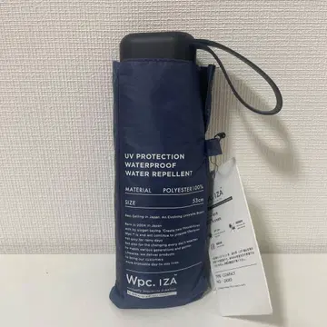 미사용 새상품 Wpc. IZA UV컷 발수 접이식 우산 53cm