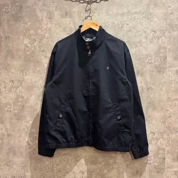 [ 무료배송 ] USA 구제 의류 FARAH 파라 해링턴 자켓 자수 로고