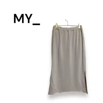 [ 마이 ] 타이트 스커트 슬릿 심플 허리밴딩 일본제 F