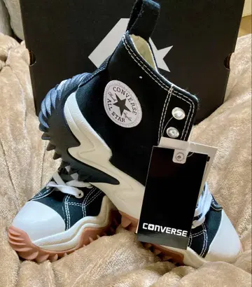 란스 스타 모션 (한국 모델) 하이컷 블랙 사이즈 26cm [미사용품]