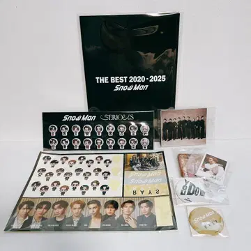 SnowMan 스티커 시트 씰 캔뱃지 세트