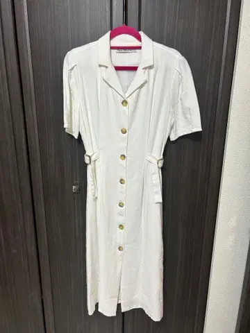 Fano Studios 반팔 셔츠 원피스 S 화이트