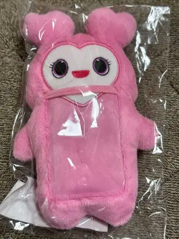 포토 카드 홀더 봉제 인형 핑크 TWICE 본국