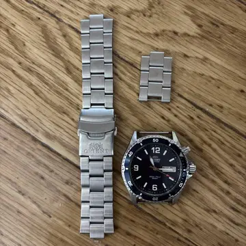 ORIENT 자동 와인딩 시계 네이비 다이얼