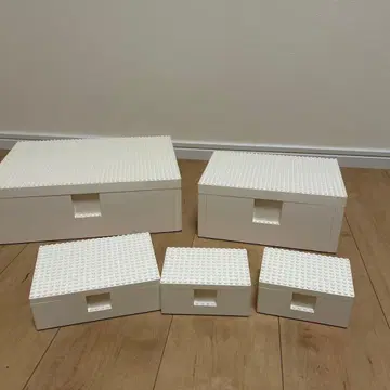 IKEA 레고 블록 빅렉 보관 케이스 묶음 판매 5세트