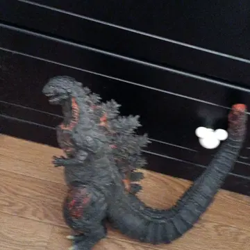 고질라 피규어 블랙 오렌지 약 30cm