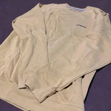 파타고니아 P-6 로고 로고 오가닉 크루 스웨트 셔츠 머스타드