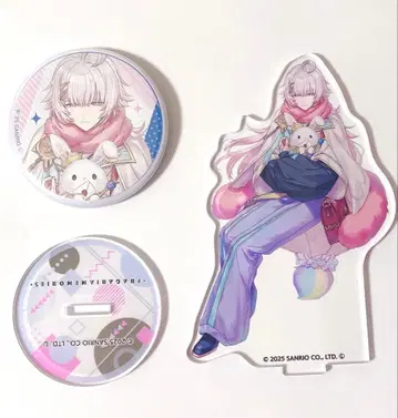 프라가리아 메모리즈 윌메쉬 아크릴 스탠드, 캔뱃지 세트