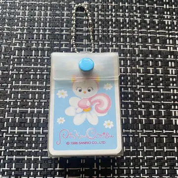 [레트로] 산리오 핑크 다람쥐 핑클짱 카드놀이 키링