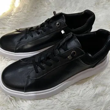 컨디션 최상 나노 유니버스 N SERIES BMZ 밑창 가죽 스니커즈