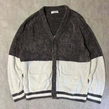 젤라또피케 옴 가디건 화이트 그레이