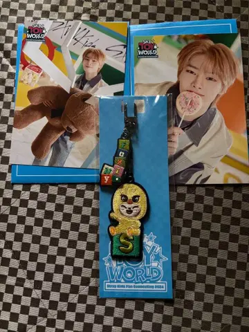 Stray Kids 키링과 포토 카드 세트