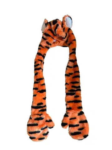 티거 머플러 캡 장갑 포함 디즈니 코스튬 팬캡