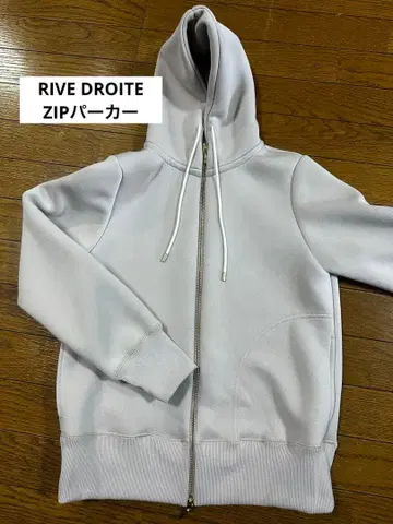 리브 드와 지퍼 후드티