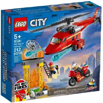 레고 60281 시티 소방 구조 헬리콥터 LEGO City