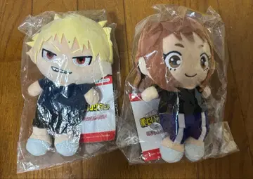 바쿠고 카츠키 우라라카 오챠코 봉제 인형 돈키 히로아카 앉은 봉제 인형