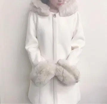 evelyn 퍼 노카라 코트