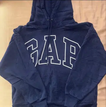 GAP 네이비 후드 부착 후드티 M